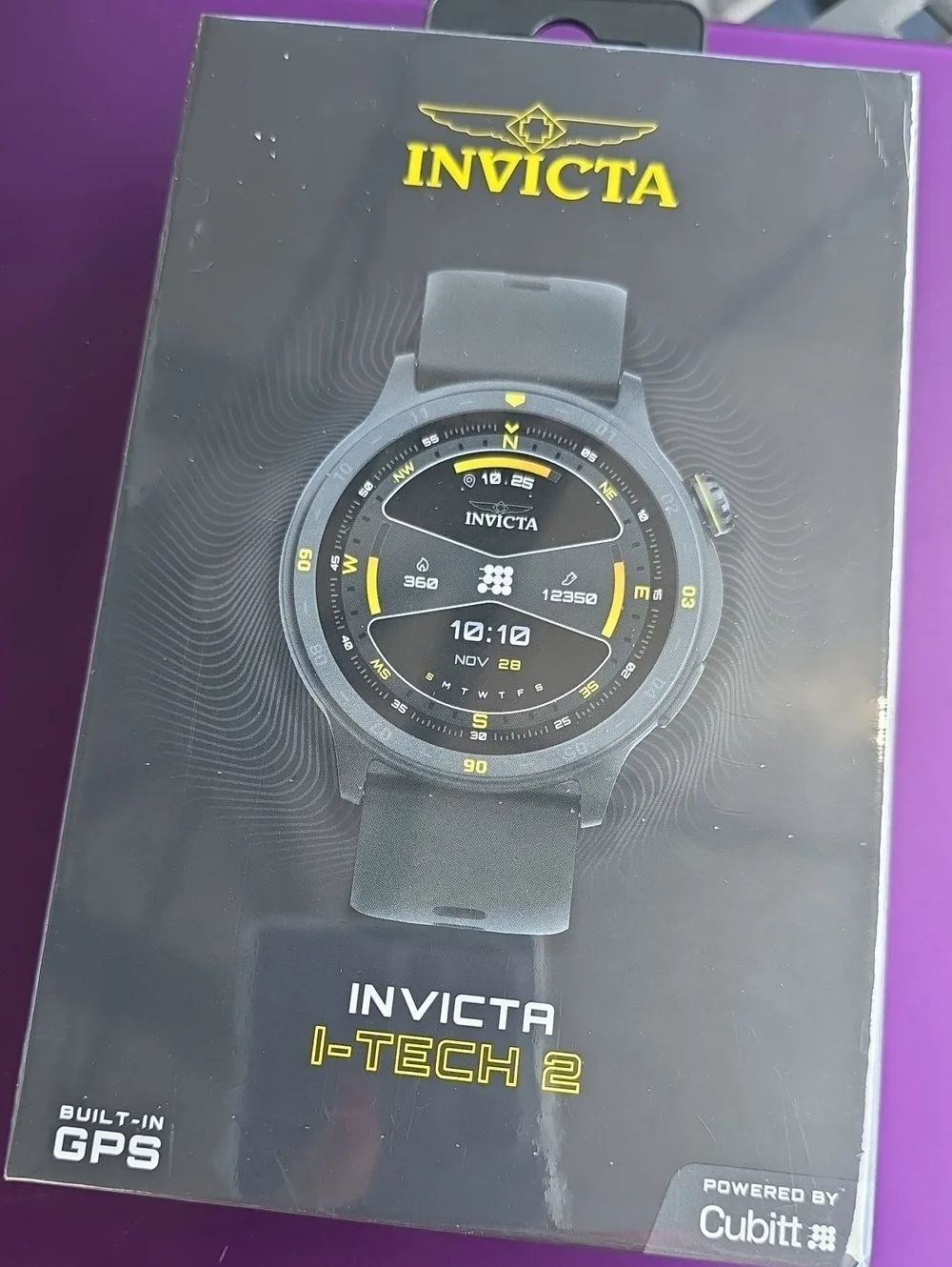351. Invicta I-TECH 2 Smartwatch - Black with Yellow Accents